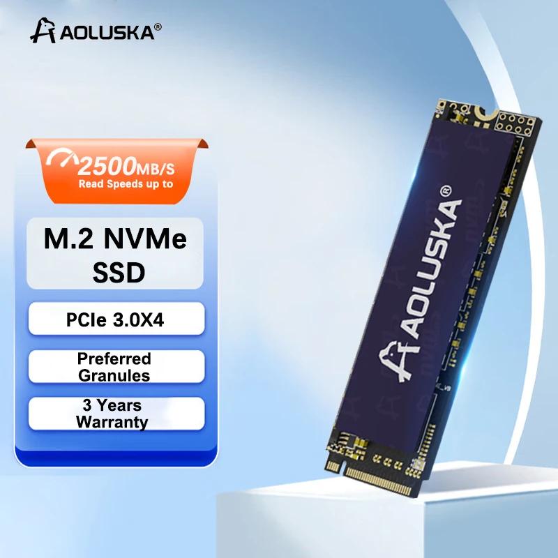 AOLUSKA M2 NVMe SSD 1 TB ָ Ʈ ̺, 512GB 256GB 128GB ϵ ũ, M 2 2280 PCIe 3.0x4  HDD, PC Ʈ ũž